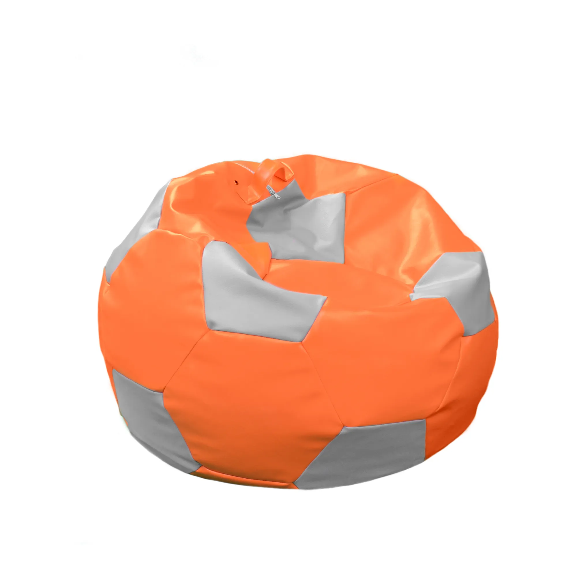 BALL BEANBAG ORANGEGREY MINI