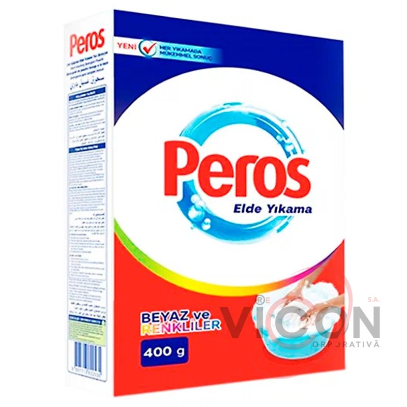 Стиральный порошок для ручной белой и цветной стирки 400 гр PEROS Hand ...