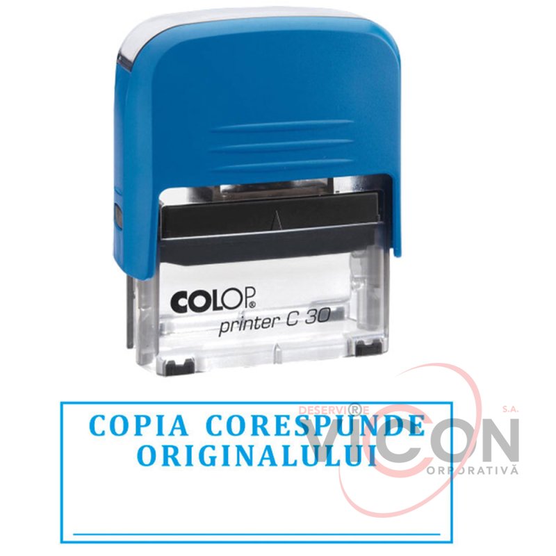 Ștampilă /COPIA CORESPUNDE ORIGINALULUI/ cu loc de semnat, COLOP ...