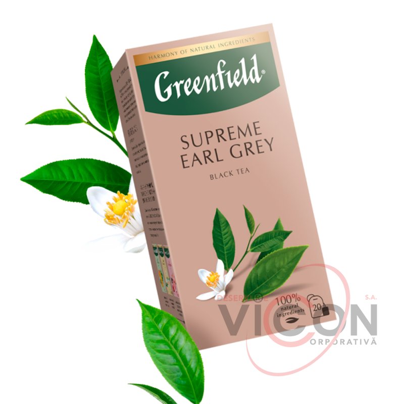 Greenfield Supreme Earl Grey, 20 pac.
