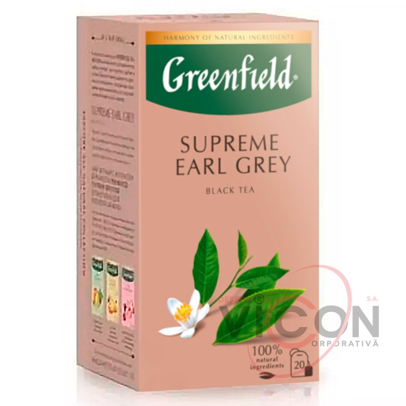Greenfield Supreme Earl Grey, 20 pac.