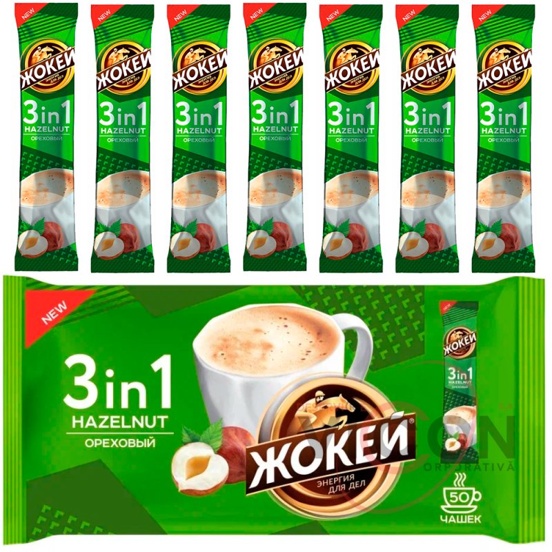 Кофе 3в1, Jokey Лесной орех, 50 пак.