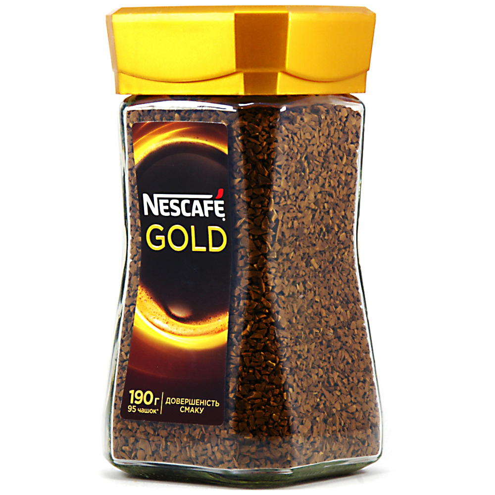 NESCAFE GOLD, 190 g, cafea măcinată, b/s