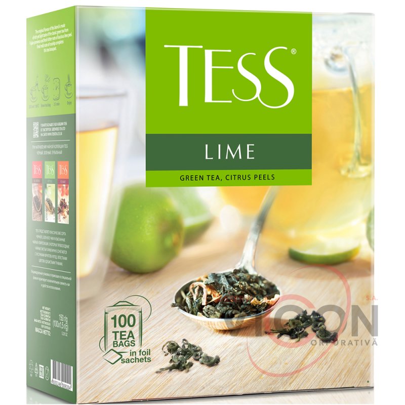 Чай TESS LIME 100 пак.